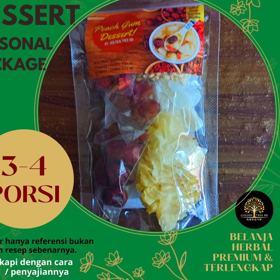 

❤[PROMO MURAH!!!]❤ Premium Peachgum Gum Dessert Paket Personal 3-4 Porsi Fresh Original