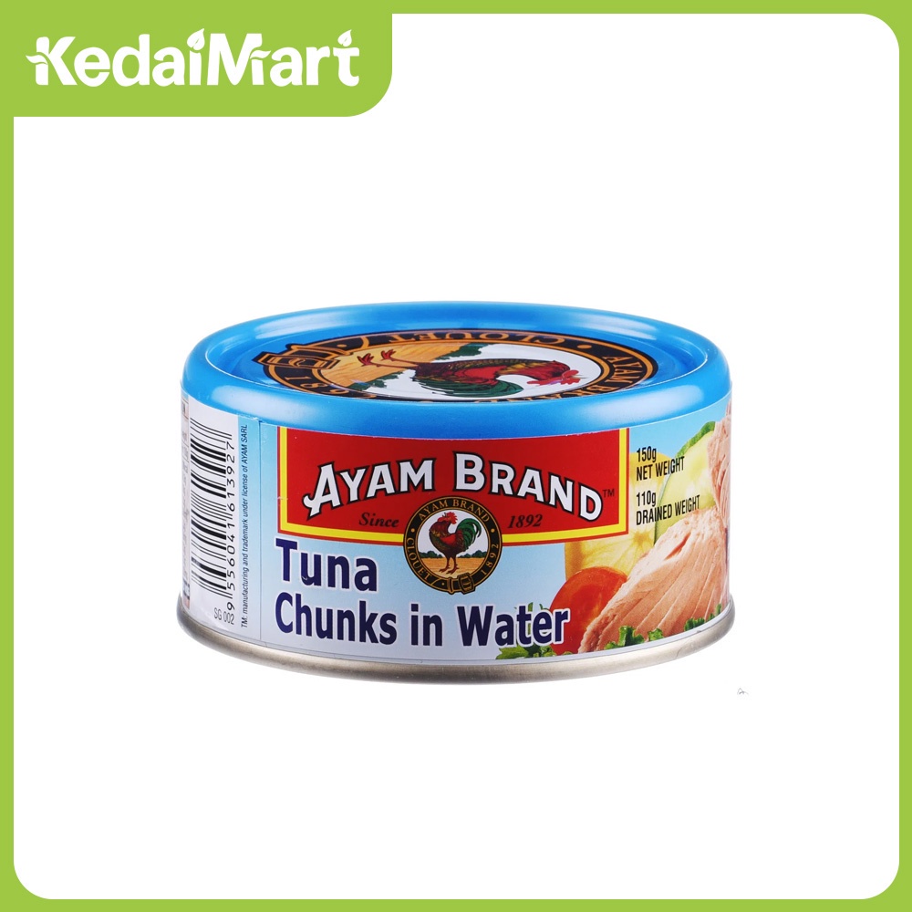 

Ayam Brand Tuna Chunks In Water 160 Gram