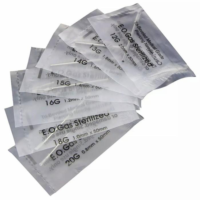 Jarum piercing stainless 14/16/18G