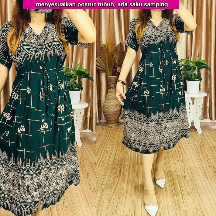 ORIGINAL% Daster Andin / Daster Andin Motif / Daster Andin Rayon / Daster BUSUI / Daster Rayon Premi