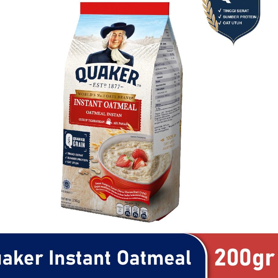 

₮ Quaker Instant Oatmeal 200 gr ☈