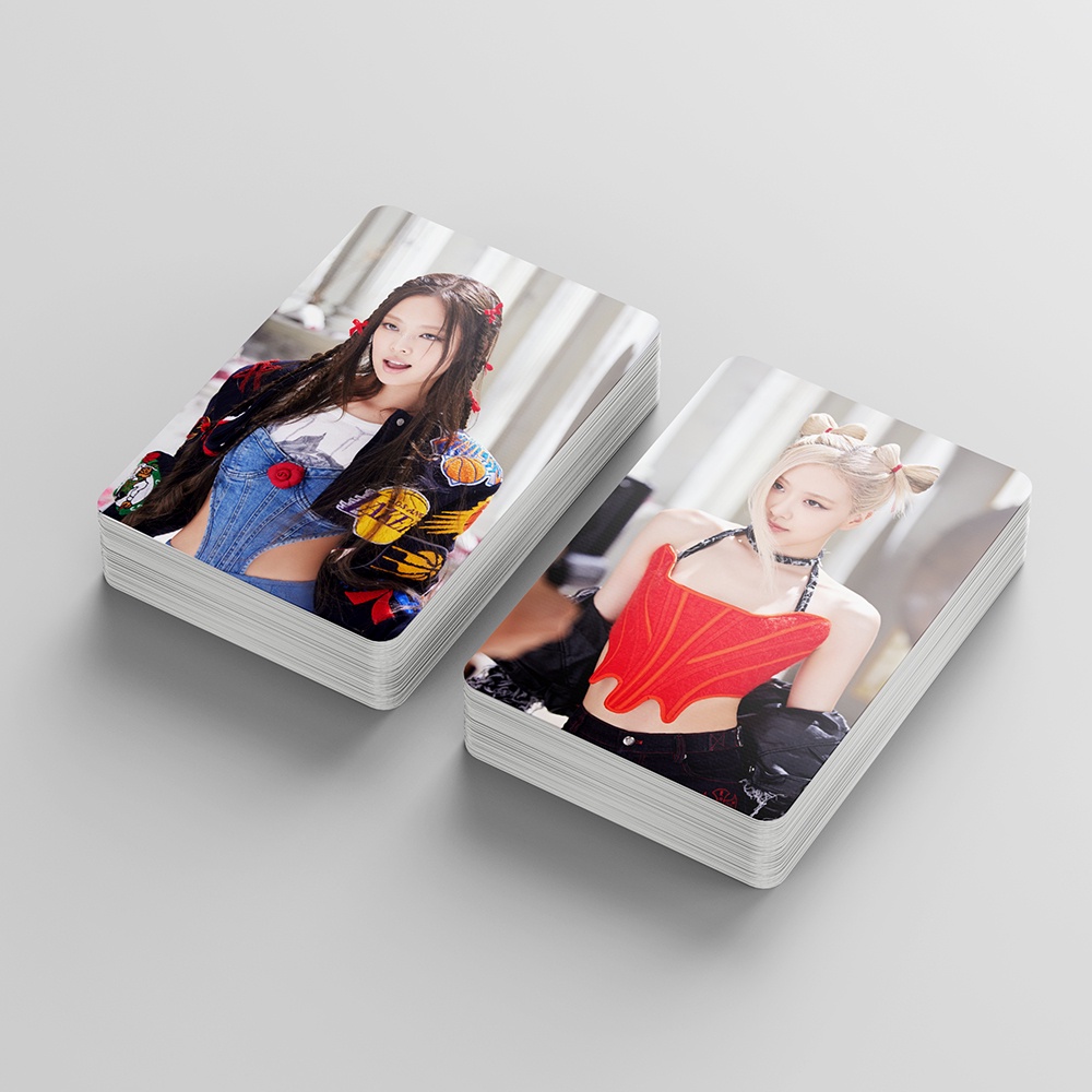 54pcs /set KPOP BLACKPINK Photocards2022 Shut Down Album Kartu Lomo BORN PINK JISOO JENNIE LISA HD Postcard