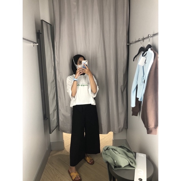 Preloved kaos h&m hnm crop oversize