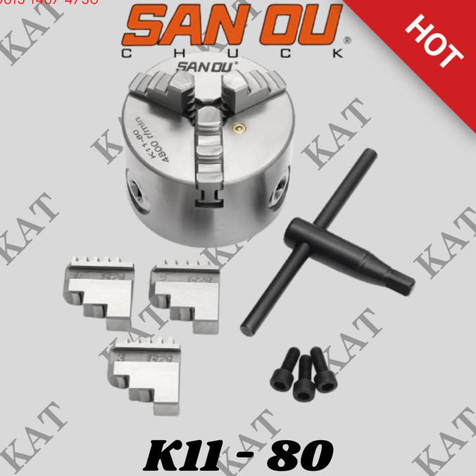 Chuck Bubut 3" 3 Jaw | Claw Bubut 3 Jaw | Catok Kepala Bubut 3 Inch selalu promo