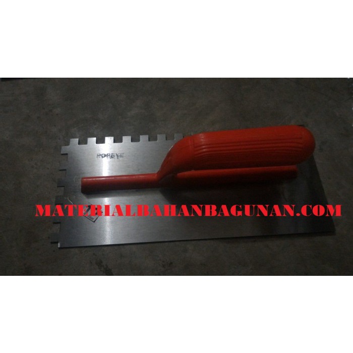 Raskam Segi Bergigi Gagang Pvc Panjang 28 Cm