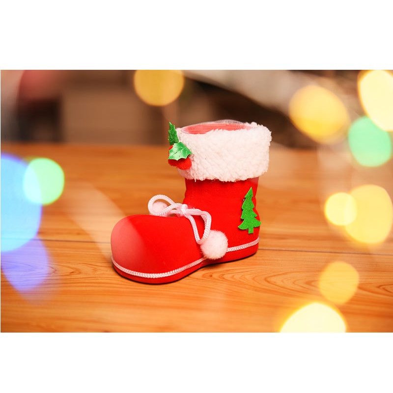 Khatinstore Sepatu Natal Santa Christmas Boots Karakter Unik - SNS01