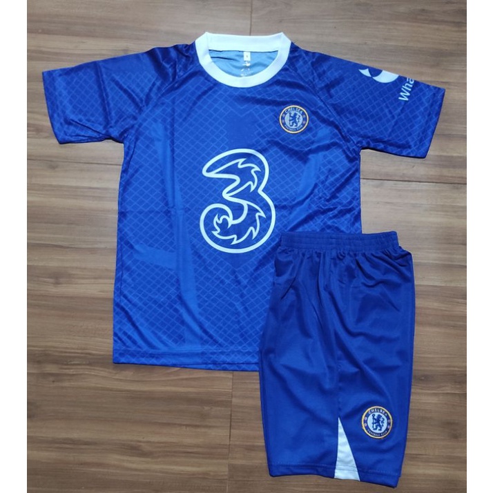 Flash sale Setelan Jersey anak Chelsea 2022, Setelan Jersey Murah, Jersey 7star, Setelan Jersey Anak