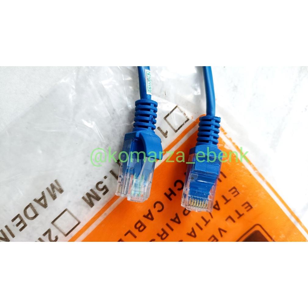 PRODUK- KABEL LAN UTP CAT 5E CAT5E SOCKET RJ45 RJ 45 JARINGAN NETWORK KOMPUTER WIFI MODEM INDIHOME O
