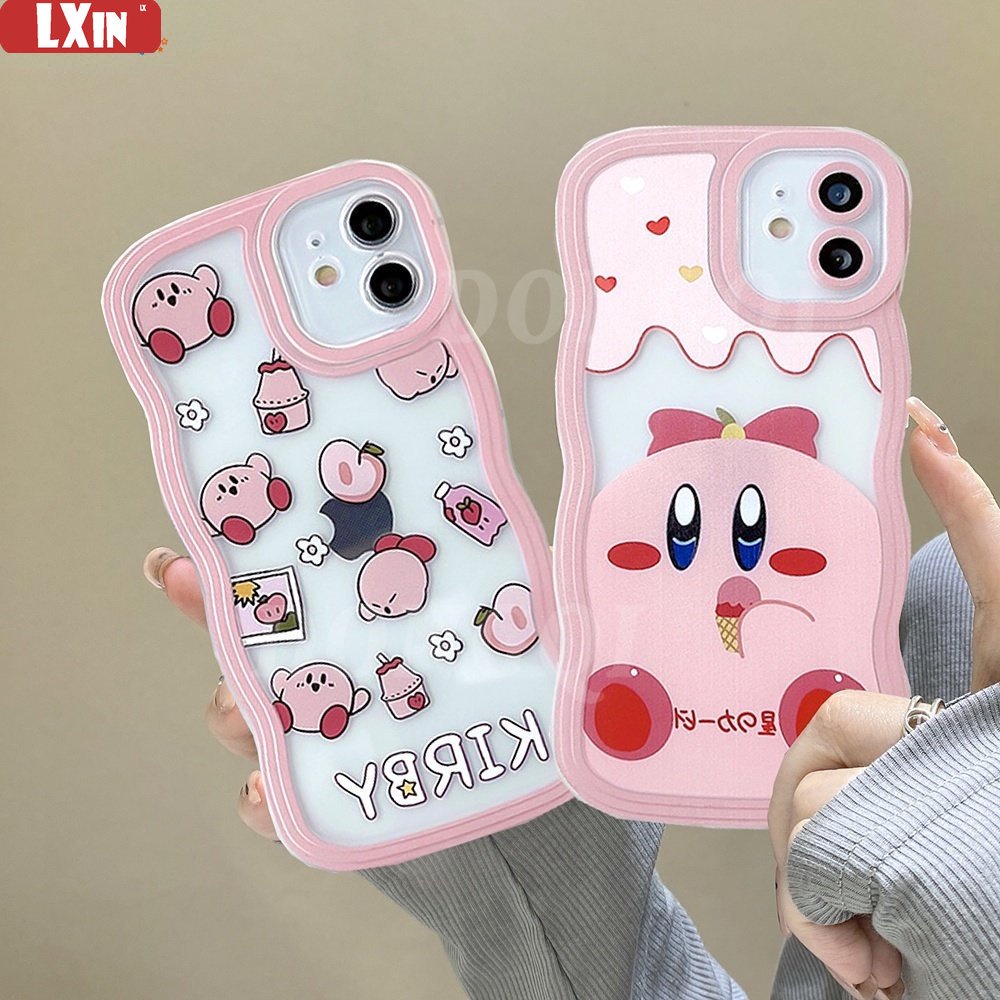 Soft TPU Realme C53 C55 10 C33 C35 C31 C30 Realme 9i 6i 5s 5i 7i C15 C25sC12 C25 Realme C21Y C25Y C11 2021 C20 C20A C3 C1 Shockproof Lucu Kartun Babi Bergelombang Frame Case Phone Cover