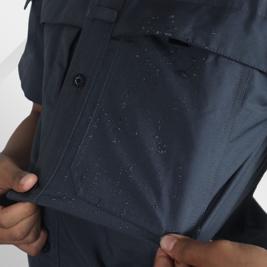 Hikemore Survivor Kemeja Lengan Pendek Outdoor PDL Lapangan Quickdry