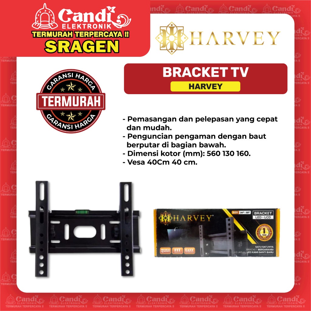 BRACKET Visual Wall Bracket (Bracket Tv) - HARVEY