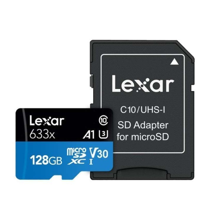 LEXAR Microsd / Micro SD 128GB 100MBps Class 10 High Performance