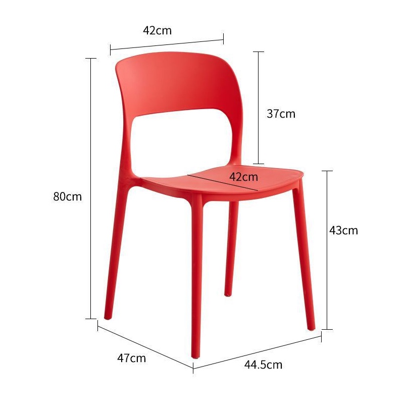 Kursi Plastik PP Nordic Eames Scandinavian Luxury Kursi Cafe Kursi Makan Kursi Plastik Serbaguna / Kursi Bar / Kursi Kantor / Kursi Kerja / Kursi Kamar / Kursi Belajar / Kursi Pesta / Bangku Makan Plastik / Tempat Duduk Lipat Plastik Koleksi Antik