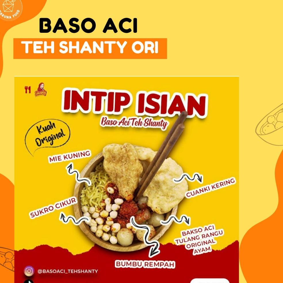 

★ PROMO 11.11 Baso Aci TEH SHANTY Bakso Aci Teh Shanty Original Boci Rasanya Bikin Happy Denny Cagur Viral Original Khas Tulang Rangu Fresh Ready Gurih Asin Pedas Nagih Makanan Ringan Promo Paling Laris ⇼