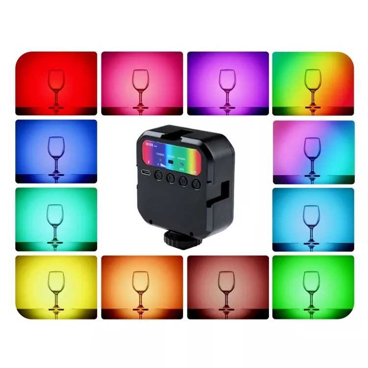 ( 100% BARANG ORI ) inLight Lampu Kamera Mini RGB LED Portable Photo Video Light 2000 mAh - WL-R1