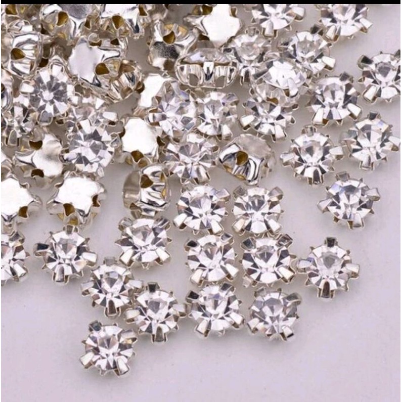 144 pcs diamond cangkang 20ss