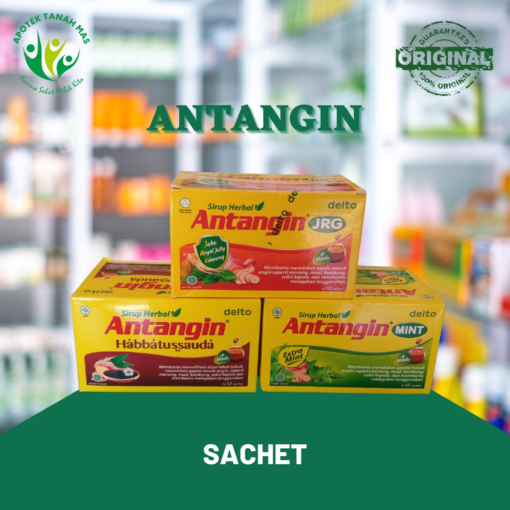 Antangin Cair Sachet 15ml Original Mint Habbatussauda