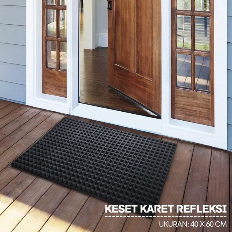 Keset Karpet Anti Slip Karet Refleksi Kaki Tangan