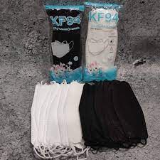 MASKER KF94 ANAK POLOS HITAM&PUTIH ABU TERMURAH