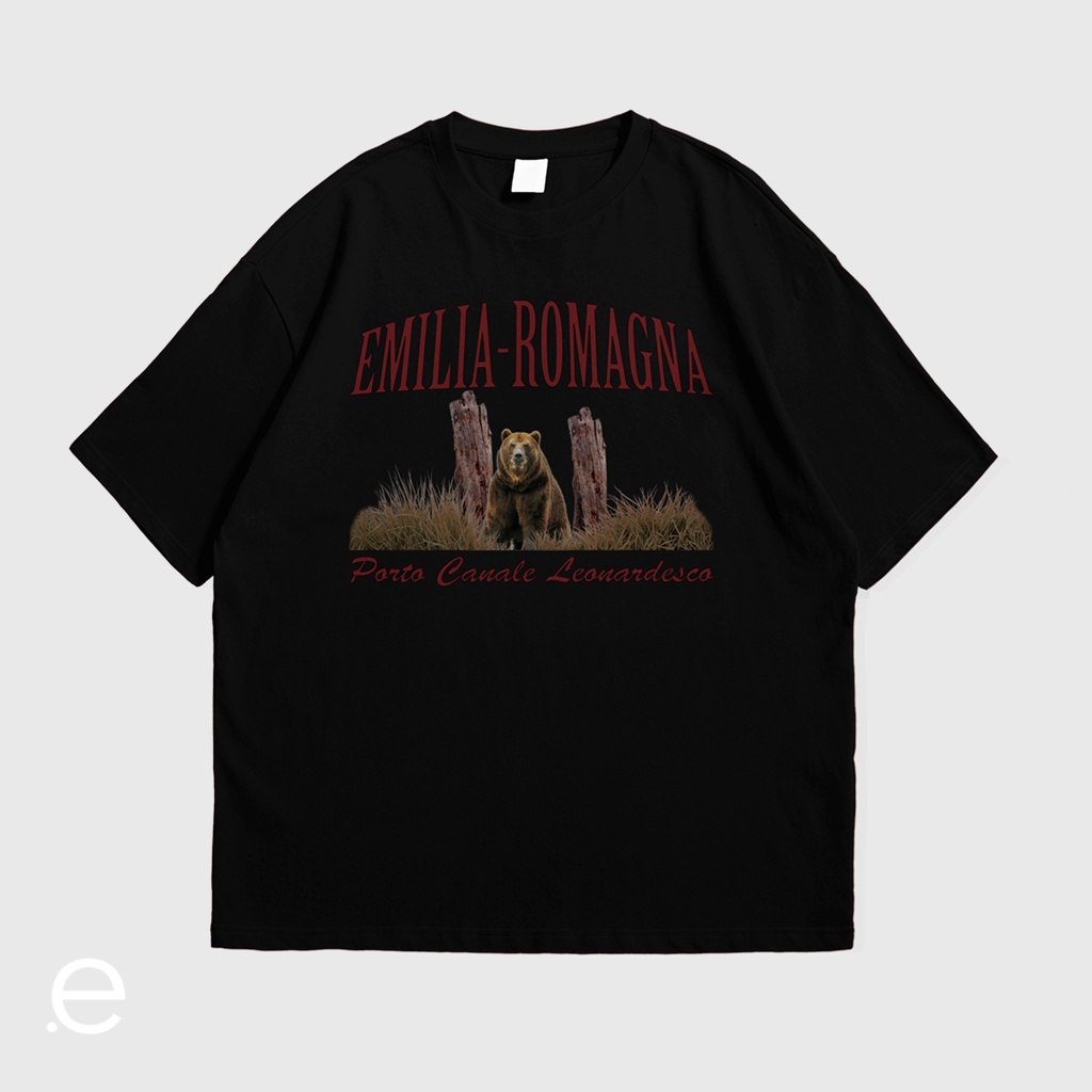 Elliptica Kaos Oversize Unisex Emilia Romagna Bear