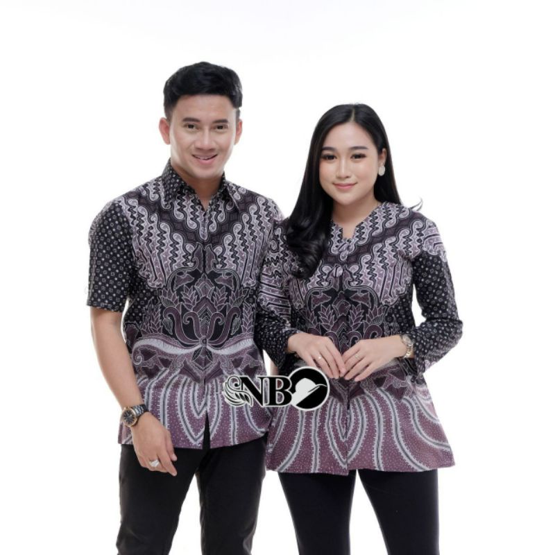 couple batik seragam pria wanita lengan pendek new produk