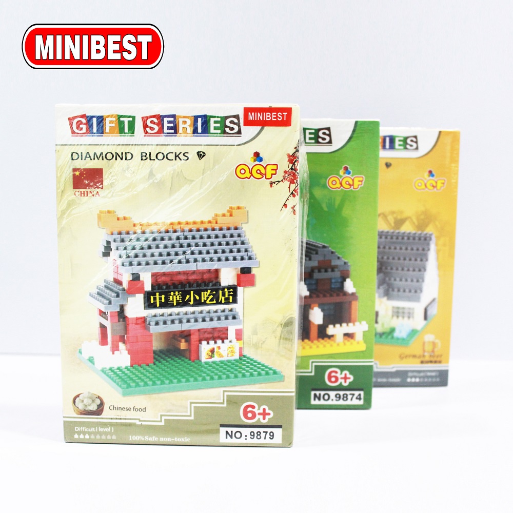 [MB] Mainan Motorik Lego QCF Diamond Blocks Big Medium Bongkar Pasang