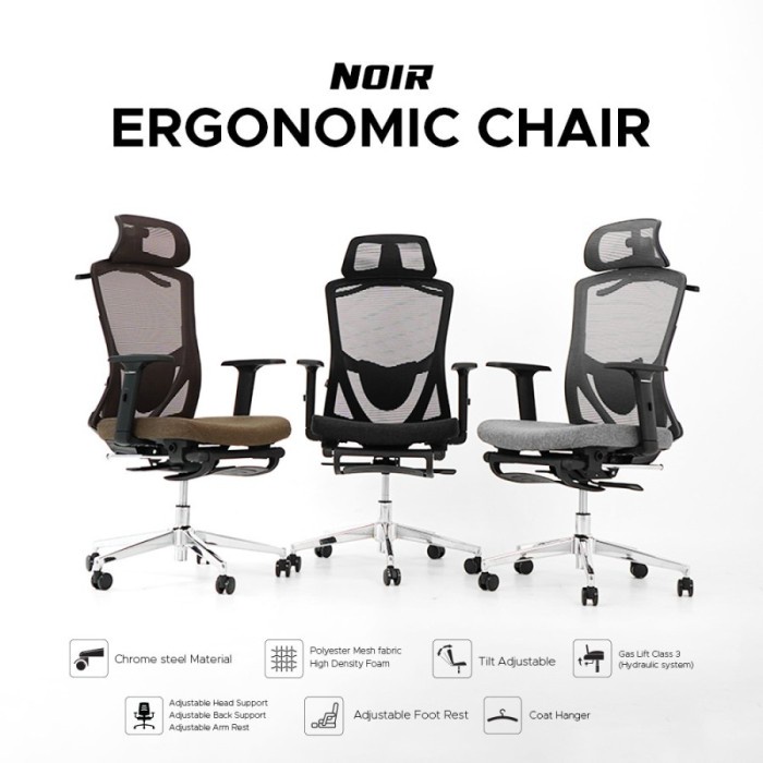 Kursi Noir Neo-C Ergonomic Kursi Gaming - Gaming Chair