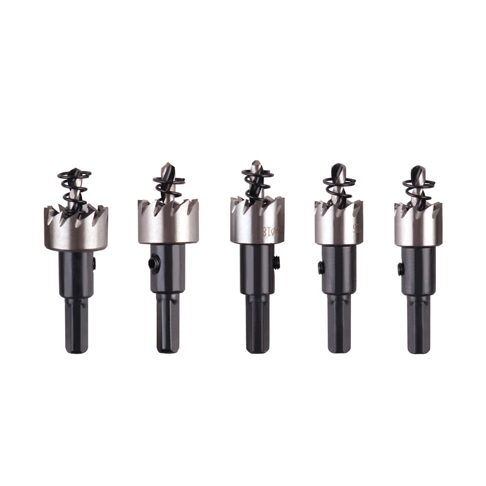 Mata Bor HSS Hole Saw Bit Set 12 PCS - No Color - 7ROTHFXX