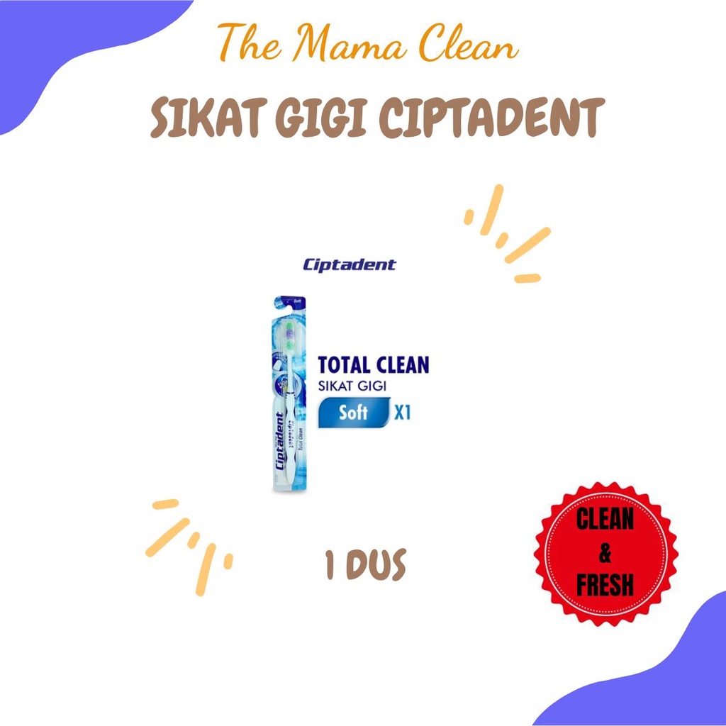 SIKAT GIGI CIPTADENT MEDIUM SOFT 1 DUS = 72 PCS