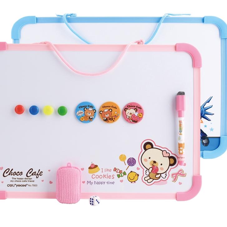 

Produk Deli papan tulis gantung magnetik putih untuk anak-anak menggambar dan menulis 25*35 cm 7800 40 ✺