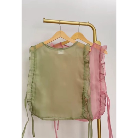 VEST ORGANZA  / outer organza / vest tali organza / vest kondangan /rompi / rompi organza