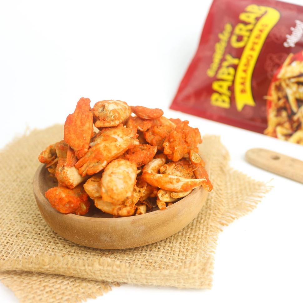 

No[H46E]✪ Baby Crab Crispy / Izin Pirt Halal / Camilan / Keripik Crab / Snack / Kepiting Kriuk / Seafood / Crab Krips super keren