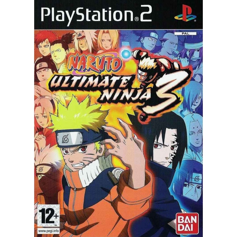 KASET DVD GAME PS2: NARUTO ULTIMATE NINJA 3