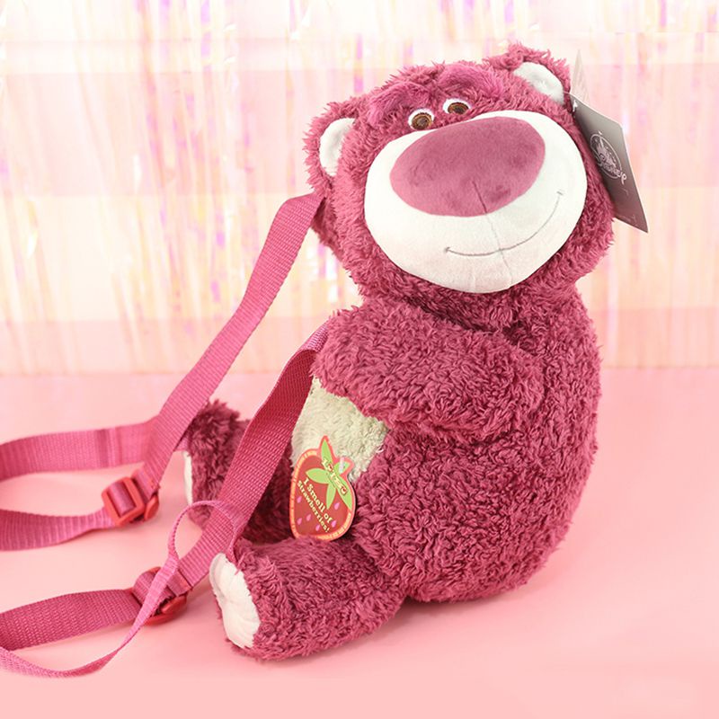 Toy Story Manyo Bear Strawberry Beruang Ransel Boneka Plush 40CM Hadiah Mainan