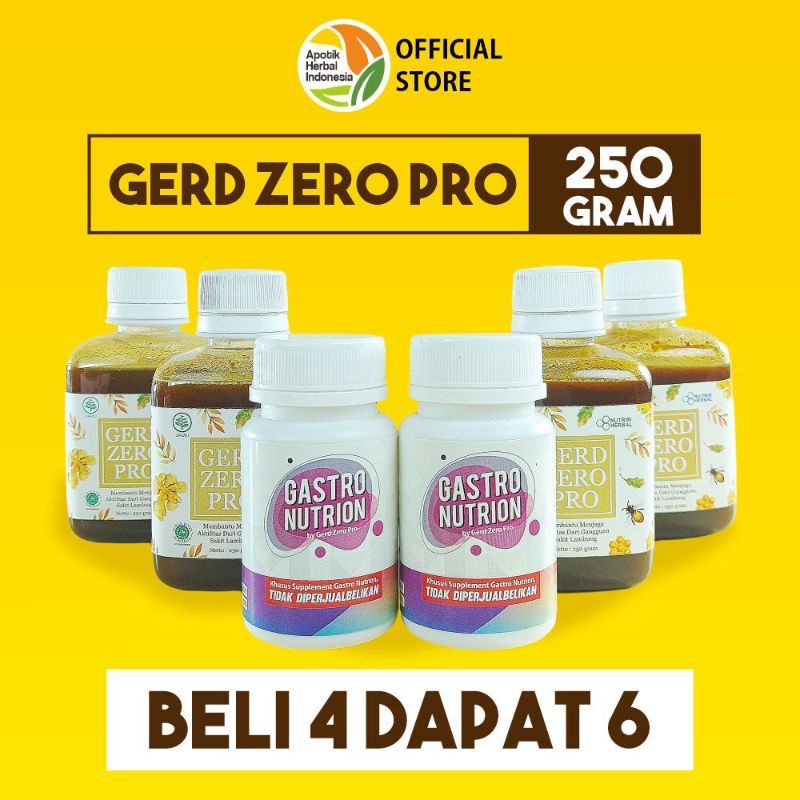 

Paket Beli 4 Gratis 2 Gerd Zero Pro Obat Asam Lambung/Madu Lambung
