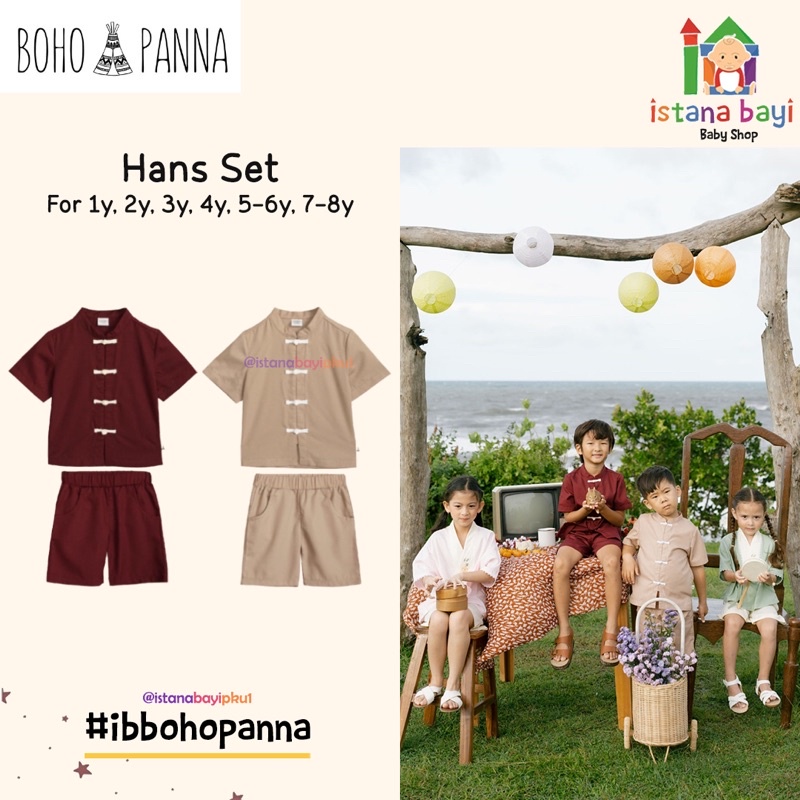 BOHOPANNA - HANS SET - Setelan Anak Laki-Laki 1 - 8 TAHUN