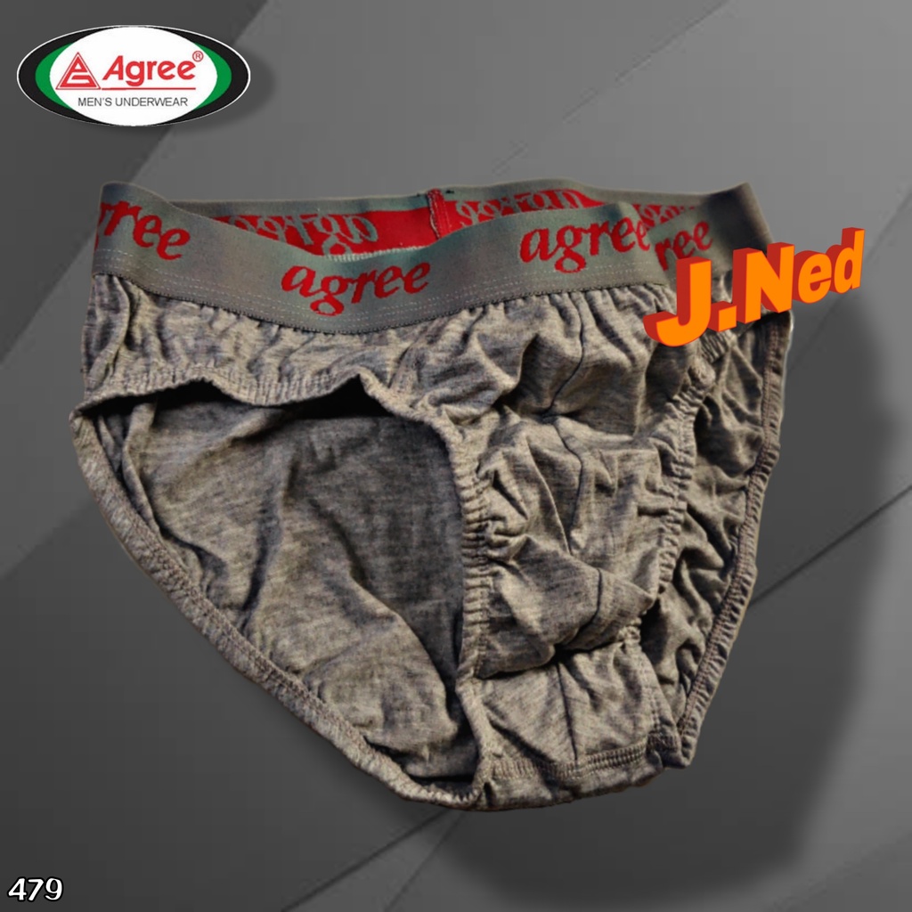 J479S Celana Dalam Pria Agree Exclusive Men's Brief |2 Box isi 6 Pcs]