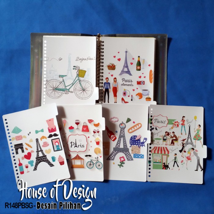 

PEMBATAS PARIS BINDER ORGANIZER 20 RING UKURAN A5 1 SET 6 LEMBAR