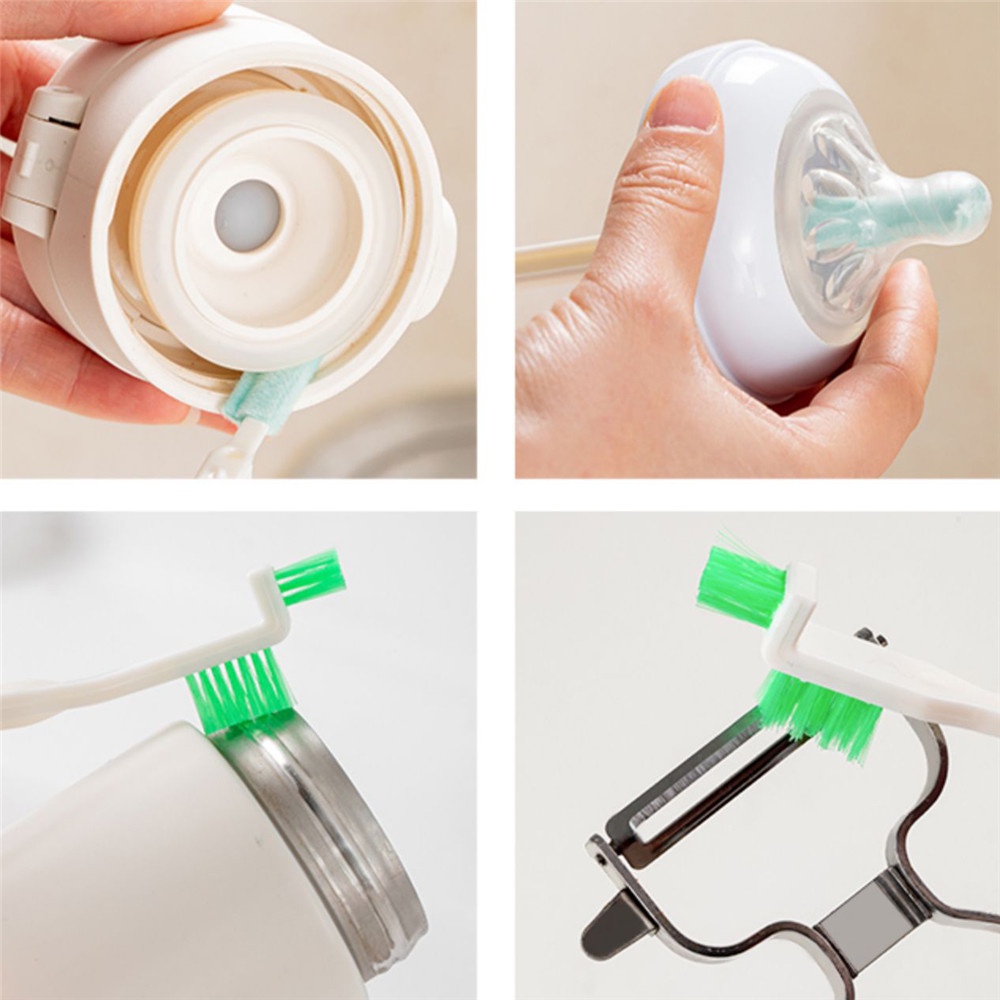 3 Pcs Sikat Pembersih Botol Multifungsi Untuk Dapur