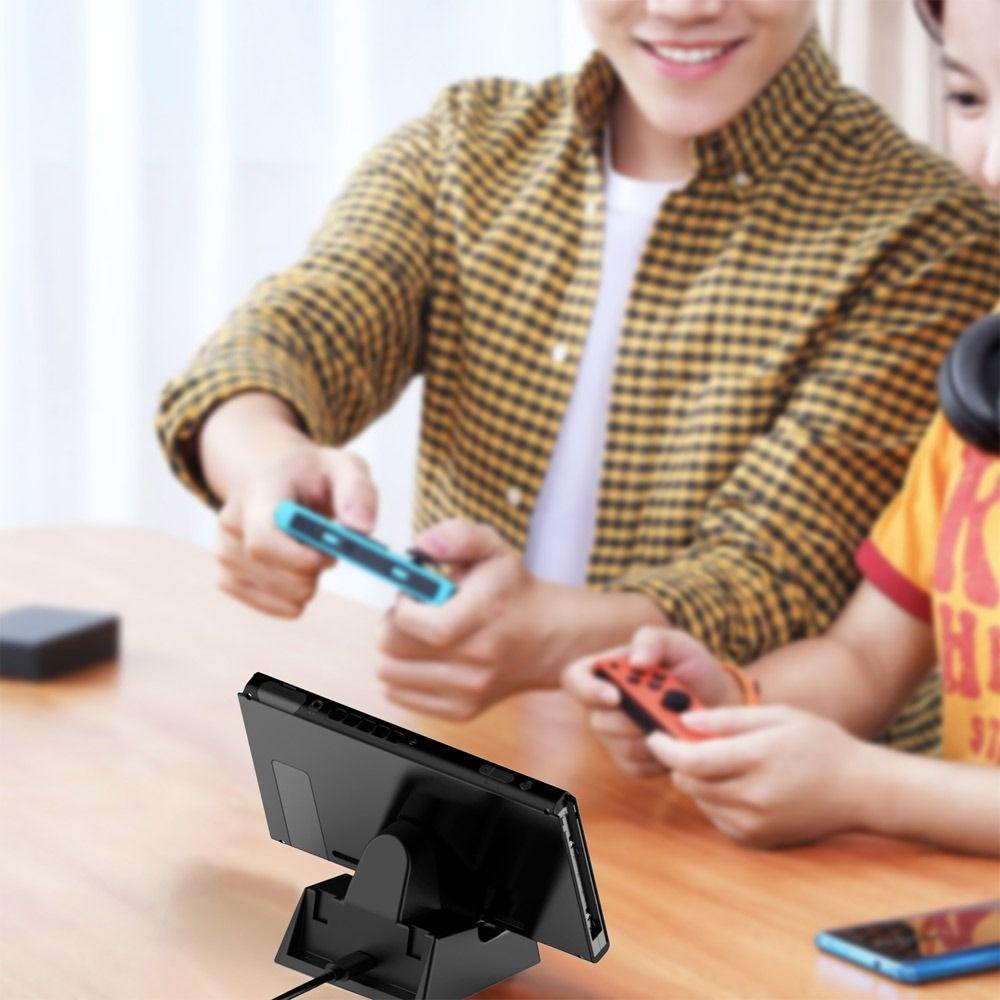 POPULAR Charging Dock Populer Adaptor Daya Kuat Chargers Games Game Controller Untuk Nintendo Switch