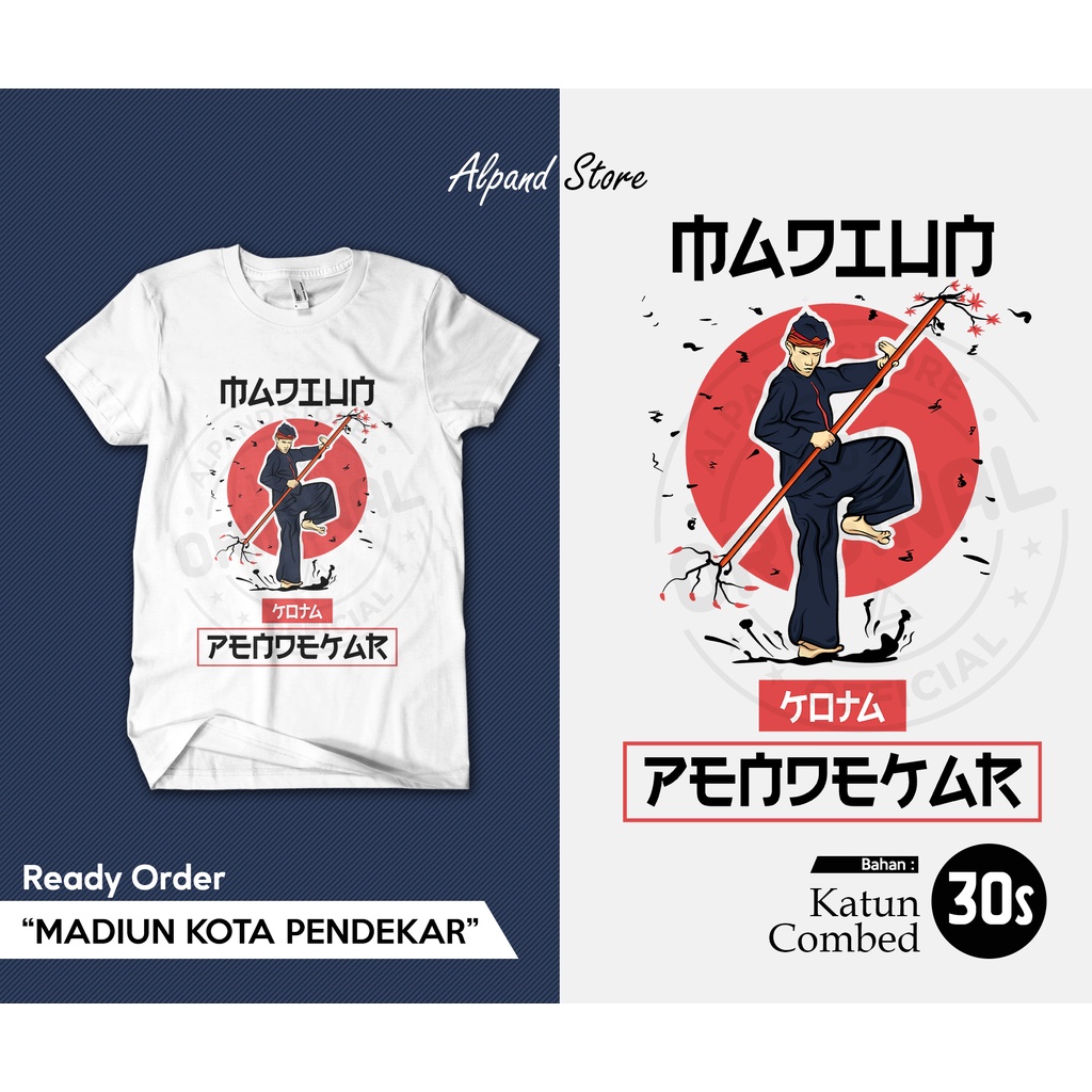 KAOS MADIUN KOTA PENDEKAR-KAOS MURAH