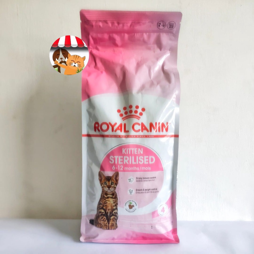 Royal Canin Kitten Sterilised 2kg - Makanan Anak Kucing Steril 2 kg