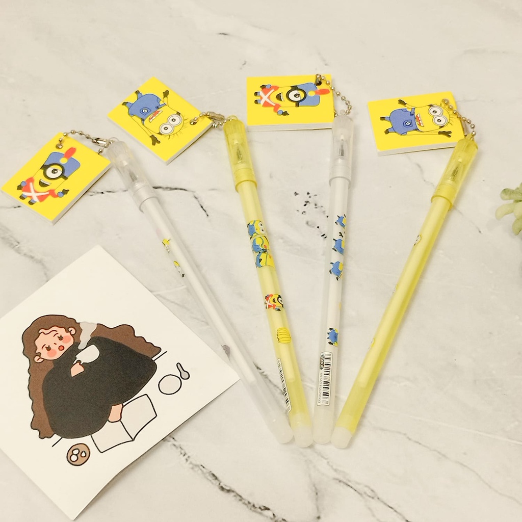 

TERBARU ! BISA COD ! PULPEN GANTUNGAN BUKU KARAKTER MINION DESPICABLE ME PULPEN PENA BOLPEN MURAH TINTA HITAM