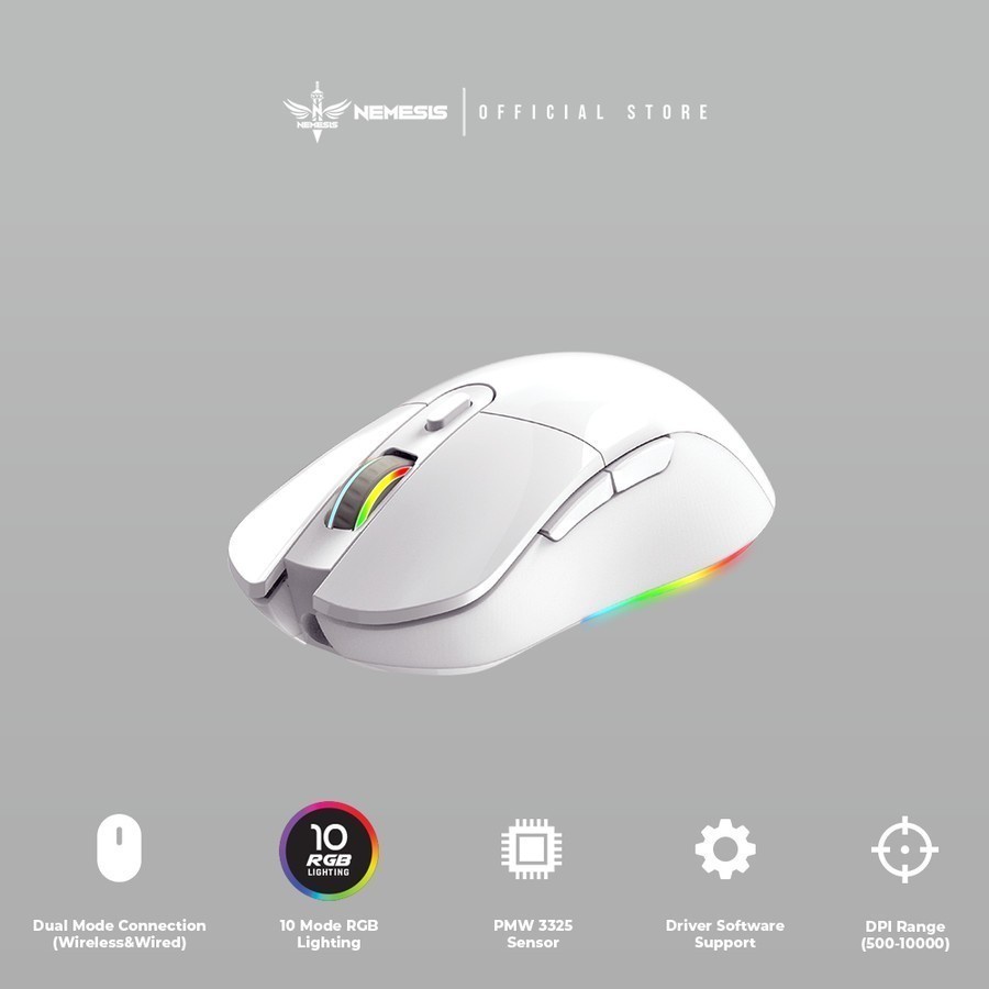 Mouse Gaming Wireless NYK S80 RGB BLACK SHARK