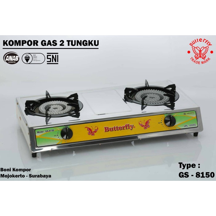 @=@=@=@=] Kompor Gas Butterfly GS 8150