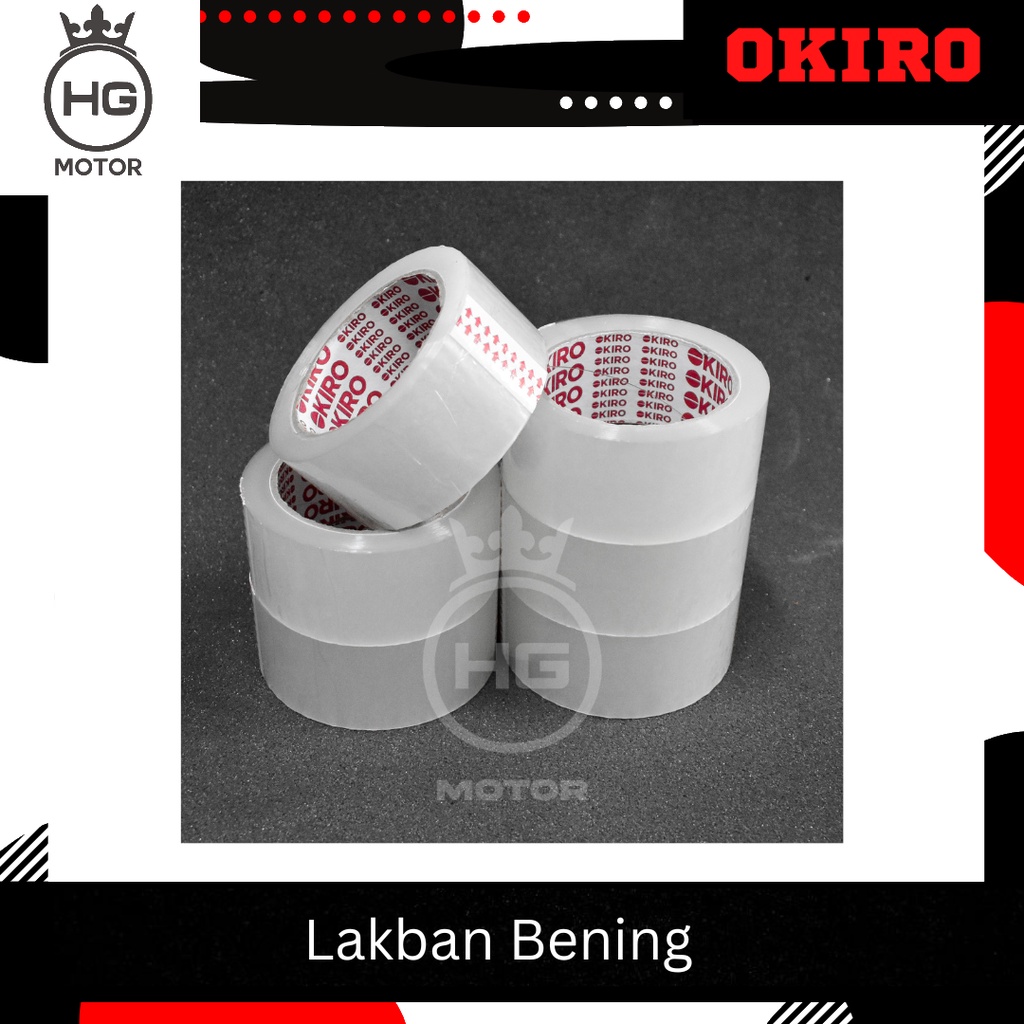 

LAKBAN BENING / COKELAT 2 INCH X 90 YARD ( 45MM X 90 YARD) MERK OKIRO