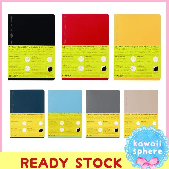 

Stalogy 365 Day Notebook | A5 /B5 /A6/B6 | Reg /Limited Colors | Ready