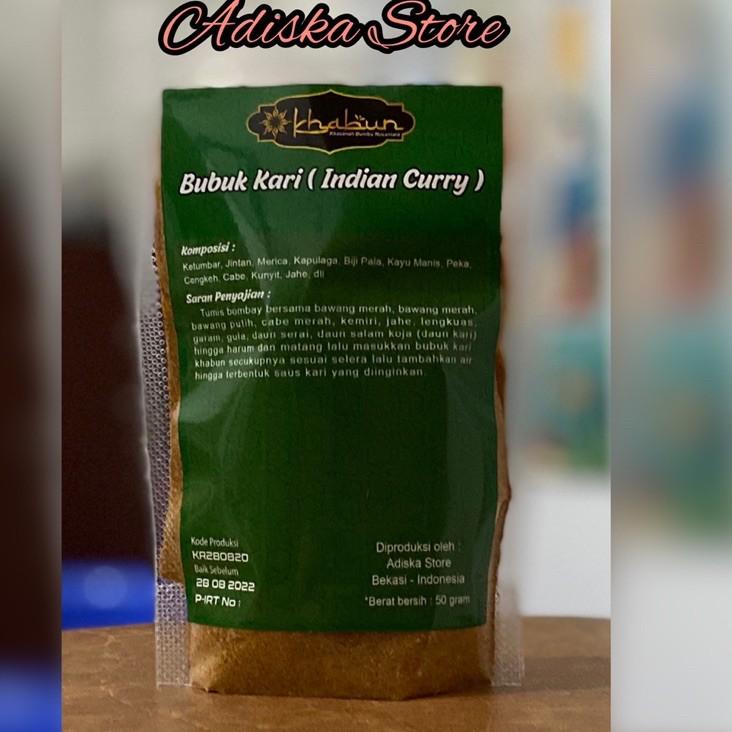 

(N6)W㊚) Bubuk Kari (Indian Curry) / Kare Khabun 50 gr viral