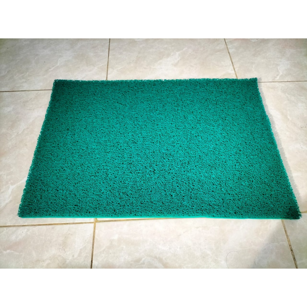 Keset Mie Lantai Mobil Lobby Mall Abu Merah Hitam Biru Coklat Hijau Murah 40 X 60