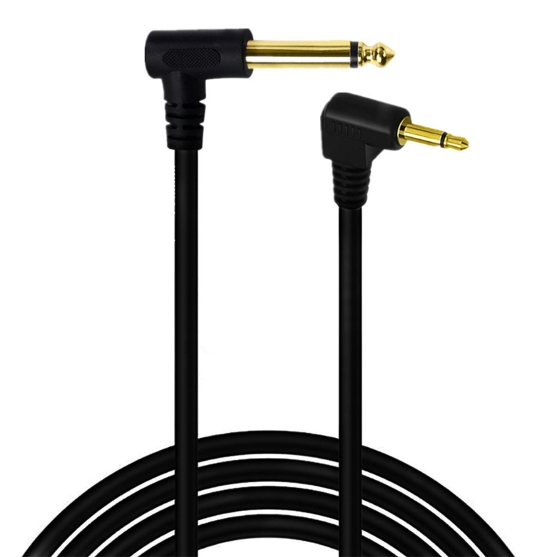 Zzz Kabel Adaptor Mono Profesional 6.35mm 1per4in Ke 3.5mm 1per8 TS Untuk Perangkat